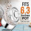 Couvercle NutriChef en acier inoxydable (18/0)-70180685