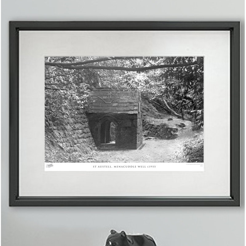 St Austell, Menacuddle Well C1955 by Francis Frith - Single Picture Frame Print, 40cm H x 50cm W x 2.3cm D