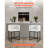 25 in Bar Stool Counter Height Barstool Backrest Kitchen Chair