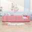 Lit simple pour enfant rembourré avec station de charge