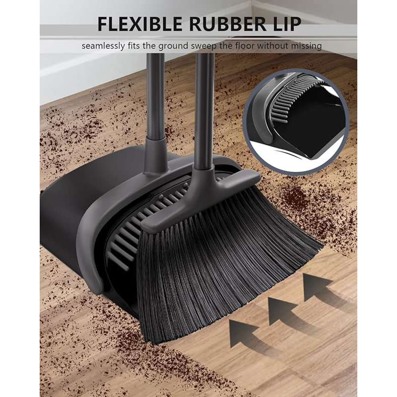 Adjustable Broom And Dustpan Set