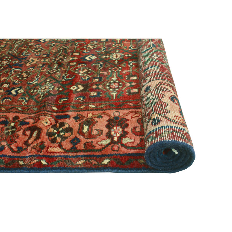 Khusbu Distressed Bakir Rust Runner