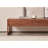 Walnut TV cabinet end table set