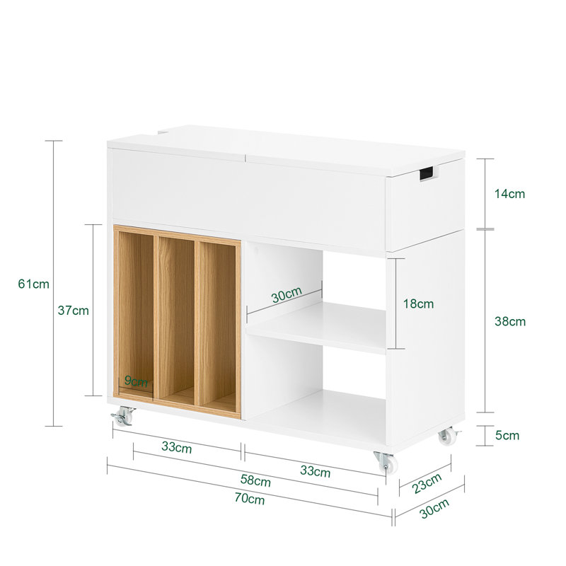 Quinshon 1 Drawer Filing Cabinet