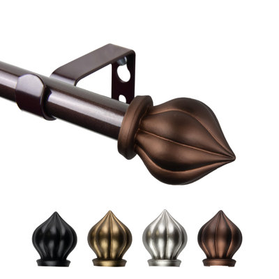 Adjustable Single Curtain Rod