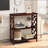 3-Tier Console Table Open Bookshelf Bookcase with Storage Shelves-1985555261