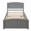 Lit plateforme simple avec lit gigogne-480910752
