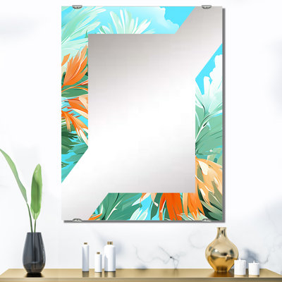Sahani - Grand miroir mural côtier tropical MIR133026