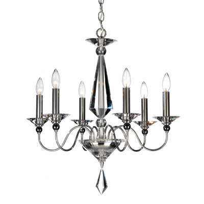 Jasmine 6 - Light Glass Chandelier