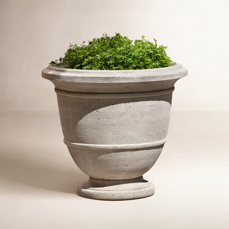 Relais Handmade Urn Planter, Natural, 17.25" H x 19" W x 19" D