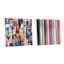 Covino - Ensemble de 2 peintures murales abstraites en acrylique-103929589