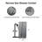 Solid Colours Stall Shower Curtain Half Size Polyester + 8 Hooks-46326903