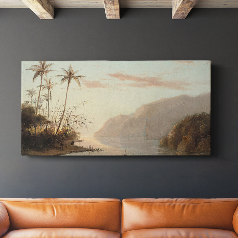 Série paysage - CDXCII - Toile tendue avec châssis - Prêt à accrocher, H 24 po x l 48 po