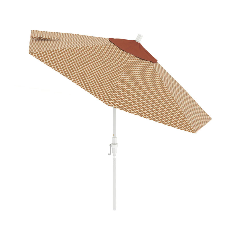 Parasol de marché 9 pi Santana Praneeth, Abricot lavalier - Pacifica Premium