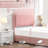 Twin Upholstered Cloud Bed Frame with Adjustable Boucle Fabric Headboard, Wood Slat, Low Profile-597584236-597584227