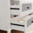 6 Drawer 47" W Wood Modern Double Dresser, Fluted Design Wood Wide Chest