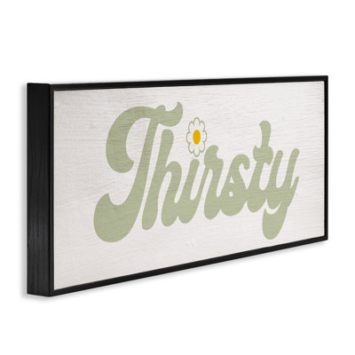 Giclée Groovy Thirsty, encadrée par Lil 'Rue