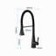 Robinet de cuisine avec douchette extractible