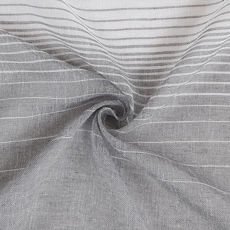 Facundo Semi Sheer Curtain Pair, Gray