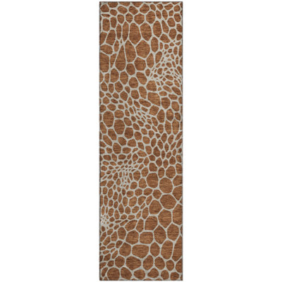 Premium Machine Washable Prisco Paprika Rug