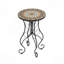 Table d'appoint ronde ronde en céramique