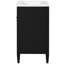 Meuble-lavabo de 61 cm avec lavabo, 2 portes et tiroir basculant. Fermeture silencieuse. Vasque en céramique. Tiroir. Un incontournable moderne. Construction robuste. Étagère de rangement réglable.