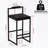 metal frame Velvet Stool Set of 2 with sturdy legs-305751839