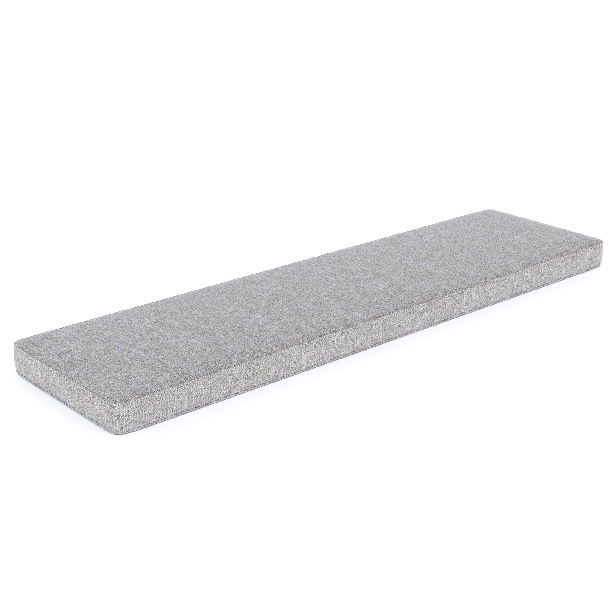 Indoor/Outdoor Sunbrella® Seat Cushion, 44" W x 18" D, Canvas Granite Sunbrella® Canvas