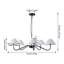 5 - Light Matte Black Chandelier Pendant
