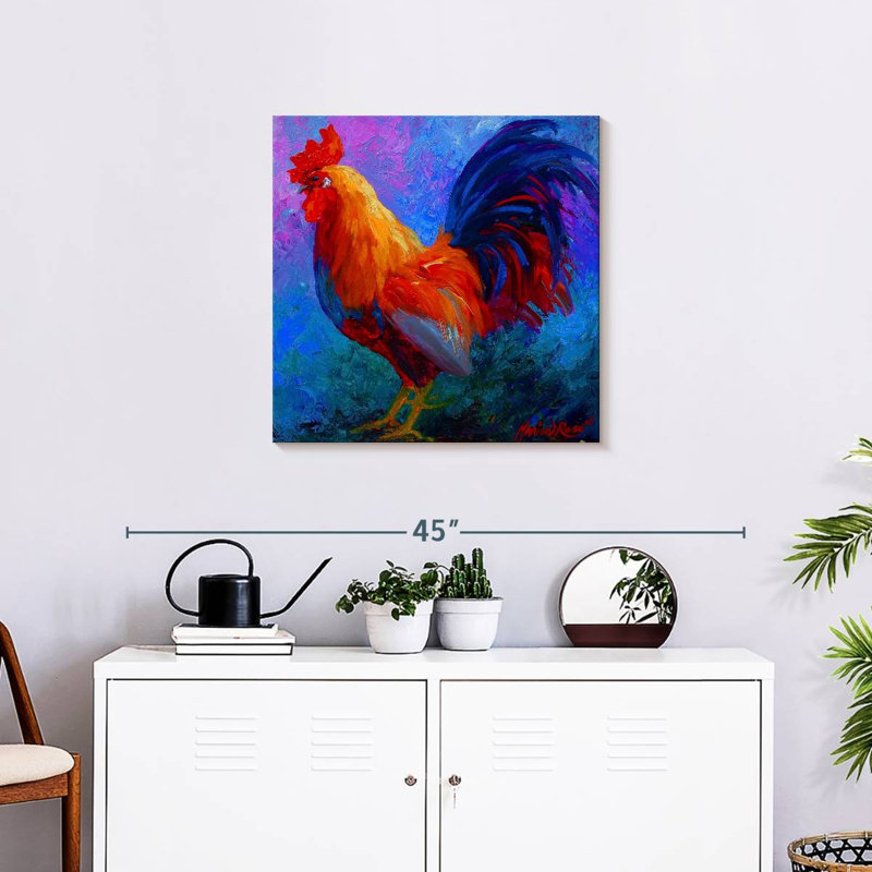 Brampt Rooster Bob, 24" H x 24" W