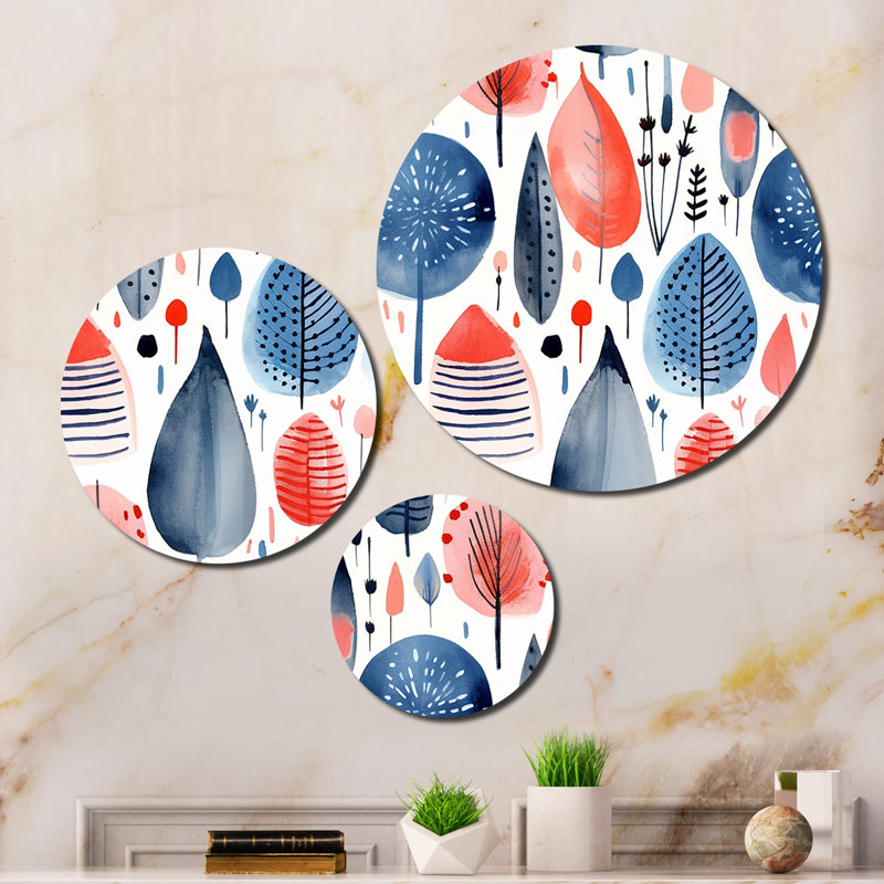 Abstract Wall Decor on Metal