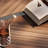 Solid wood leaf-shaped coffee table