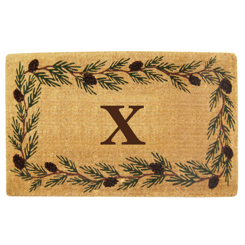 Tapis de porte antidérapant pour l'extérieur, L 22 po x L 36 po, X