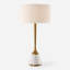 Lampe de table en marbre blanc Pizanie
