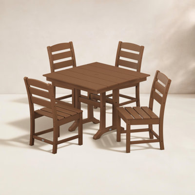 POLYWOOD® Lakeside 38" Patio Dining Set