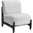 Modern Accent Chair With Solid Wood Base-2018834836