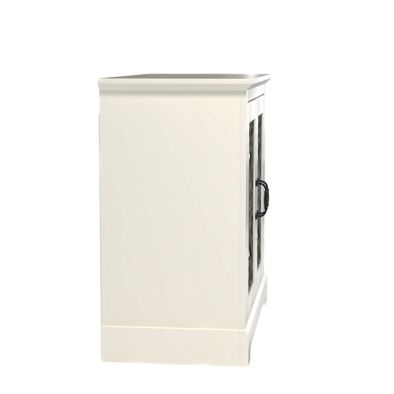 Nels Traditional Coordinated Accent Cabinet Set Of 2, Ivory