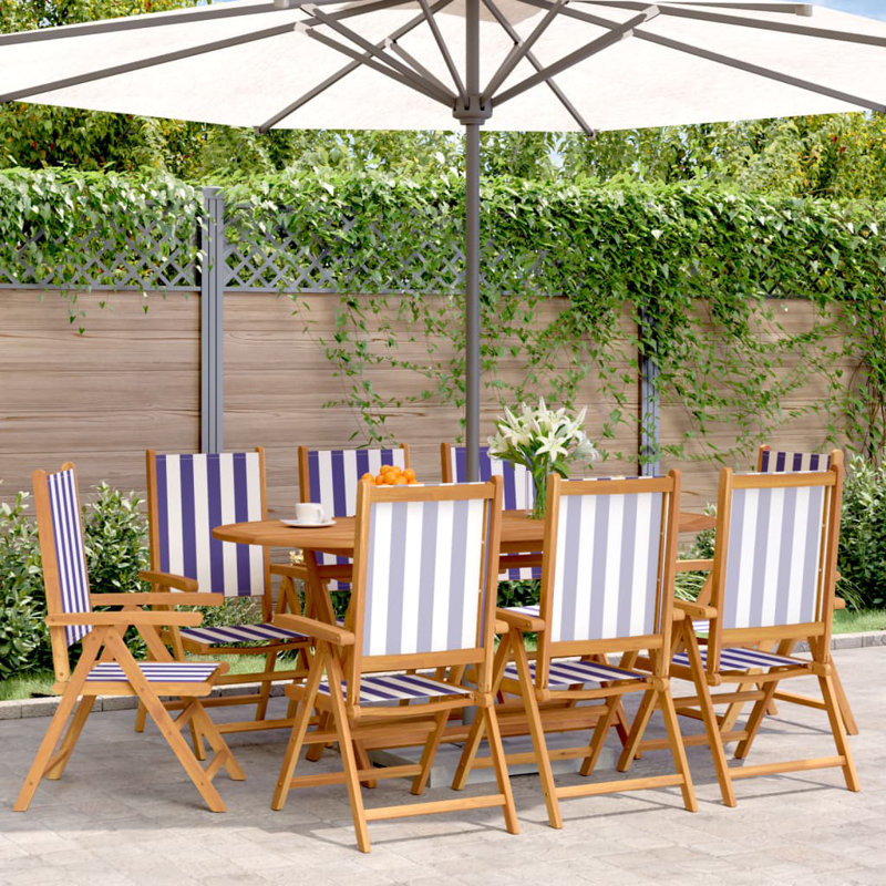 Carrolyn Folding Patio Dining Armchair
