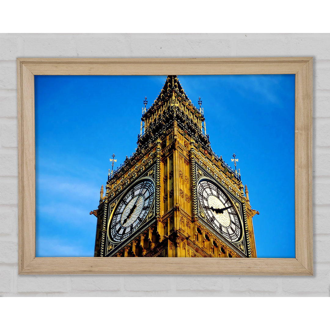 Big Ben Close-Up - Einzelner Bilderrahmen Kunstdrucke