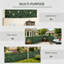 Polyethylene Plastic Fence Panels Included-130376490