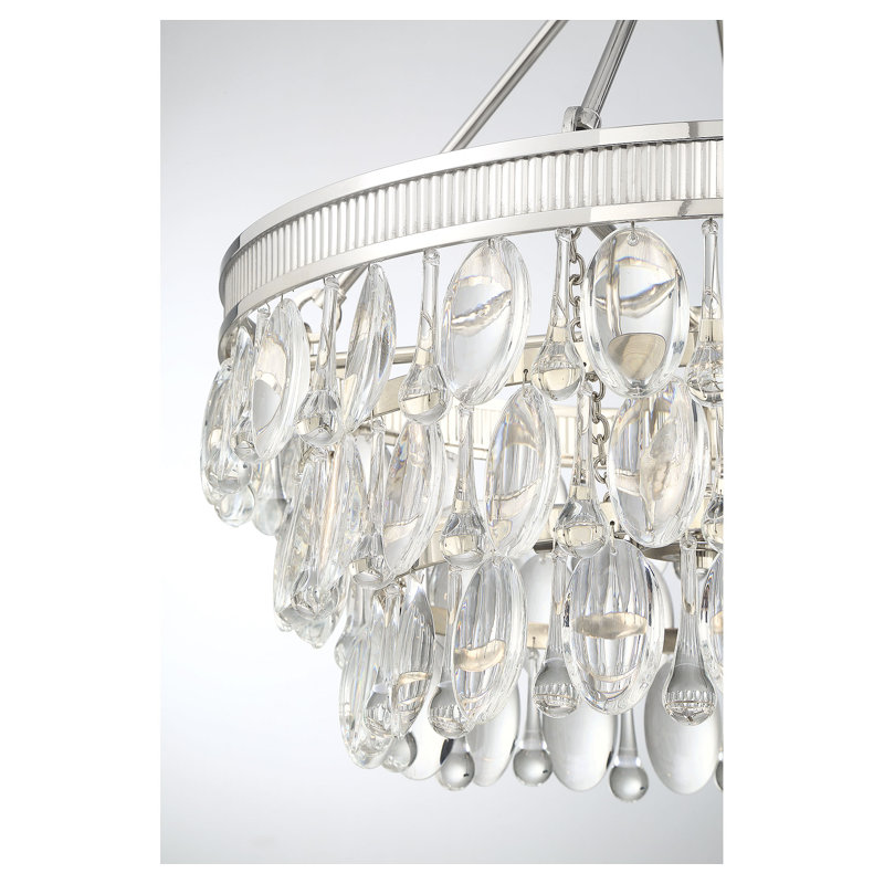 Luminaire suspendu 4 lumières Savham House Windham, Laiton chaleureux, Quatre lumières
