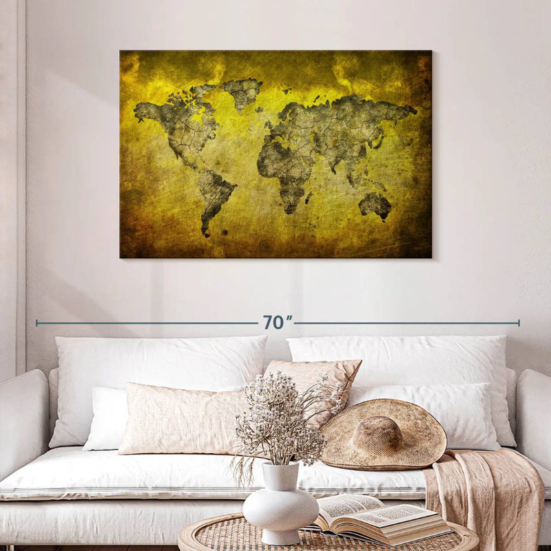 Carte «Aliaz World Is Your Oyster», H 30 po x l 45 po
