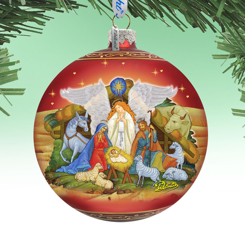 5.5'' Glass Ball Ornament