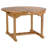 6 - Person Teak Wood Patio Dining Set with Round Table , Cushions Included