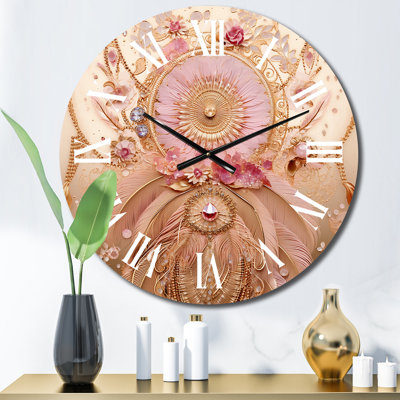 Horloge murale Boho Glam