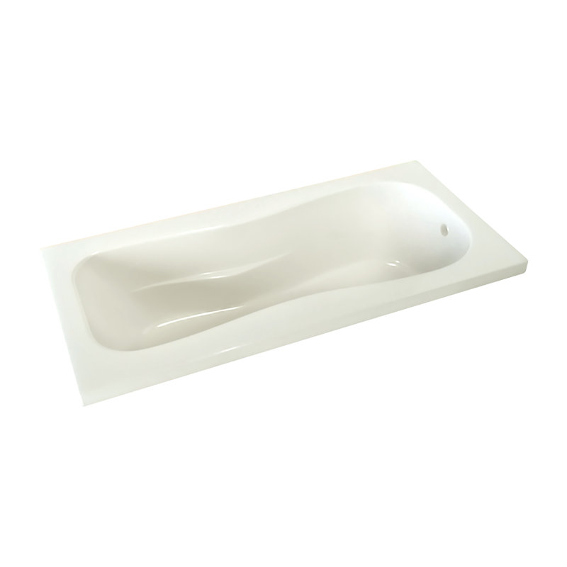 Signature 66'' x 32'' Soaking Acrylic Bathtub, Biscuit
