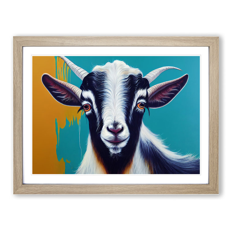 Goat In Colour Vol.2 - Single Picture Frame Print