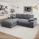 2-piece Modular L-shaped Sofa