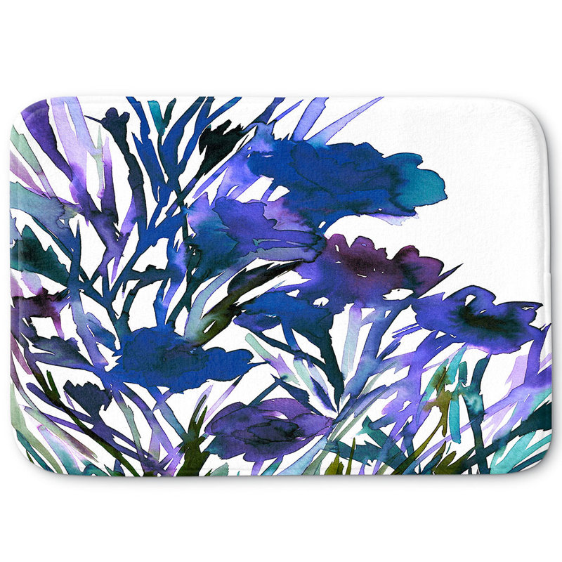Tapis pour salle de bain Petal, l 24 po x L 17 po x H 1 po