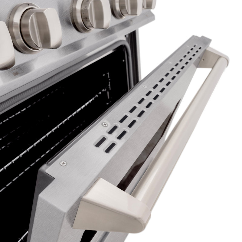 ZLINE 30" Classic Gas Range w/ 4 Burners & Convection Oven in DuraSnow Stainless Steel